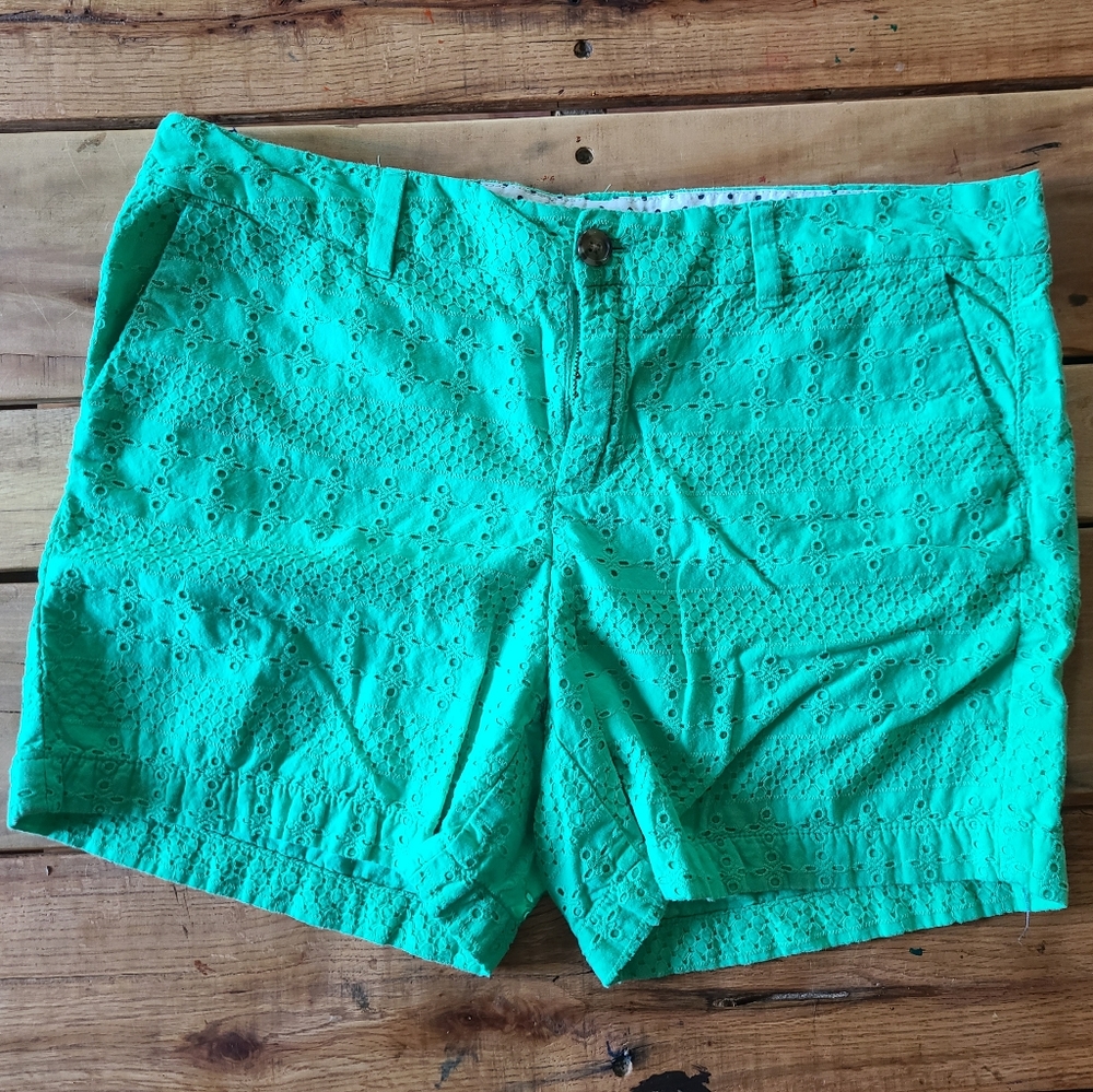 Merona Green Lace Shorts Size 12